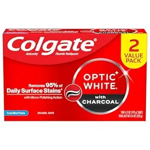 Colgate Optic White Charcoal Whitening Todypaste