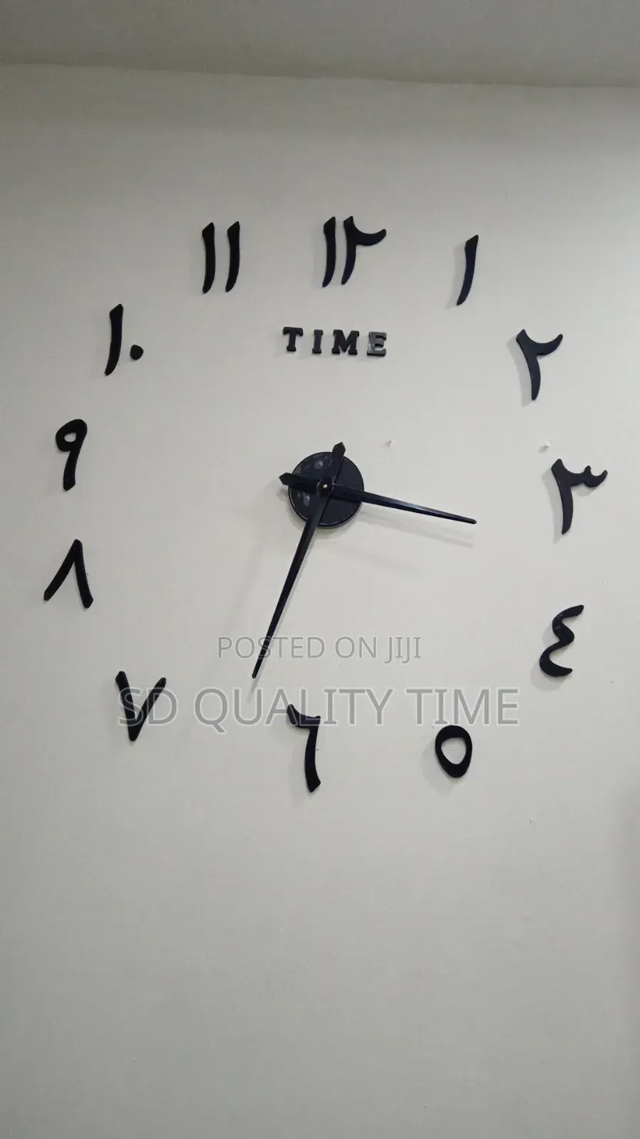 3D DIY Wall Clock in Arabic Figures