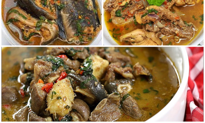 How to cook 6 different types of pepper soups