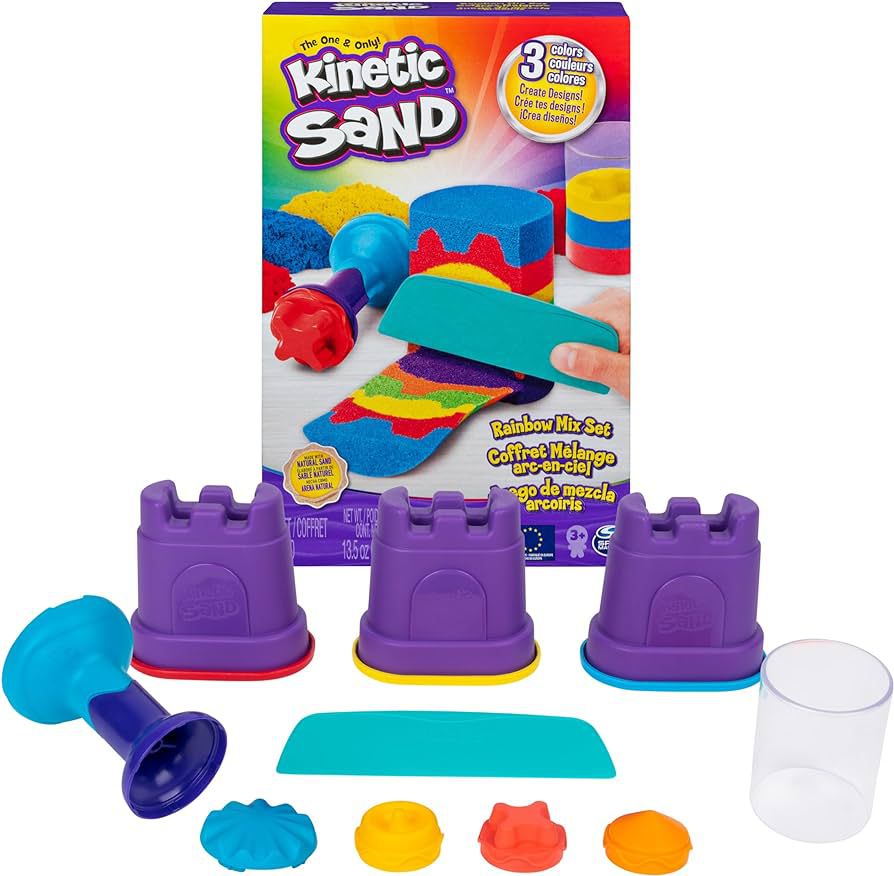 Kinetic Sand Rainbow Mix Set