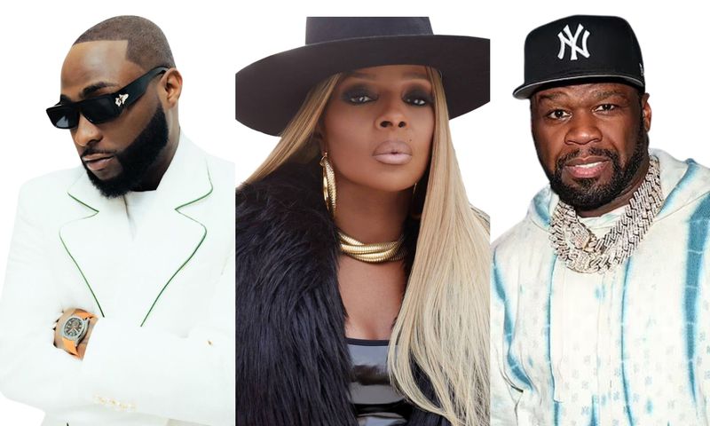 Davido to headline UK stadium concert alongside 50 Cent & Mary J Blige