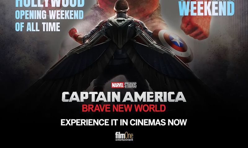 ‘Captain America: Brave New World’ smashes Nigerian box office with ₦137.5M opening weekend [Instagram/@filmoneng]
