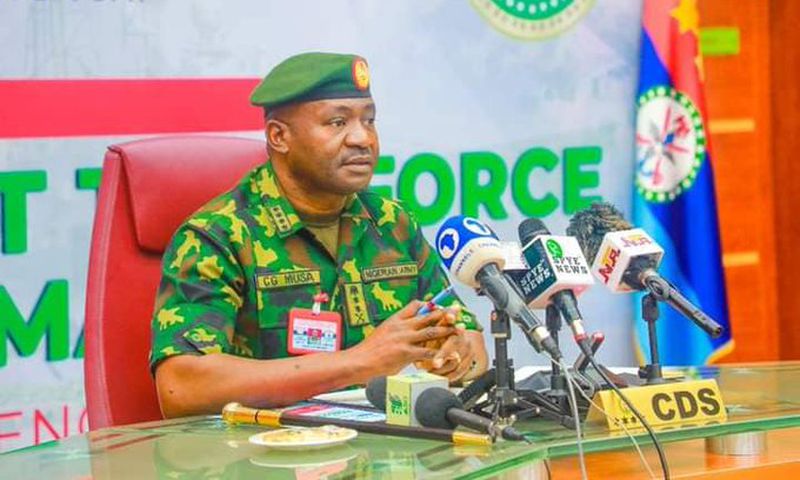 Chief of Defence Staff (CDS), Gen. Christopher Musa
