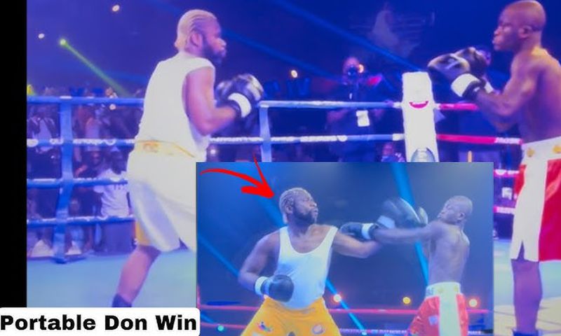 VIDEO: Portable knocks down Speed Darlington in 1st round of the celebrity fight