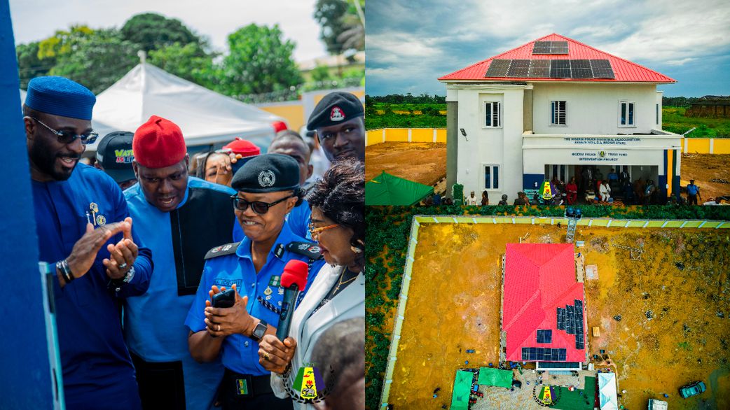 NPTF Executive Secretary Mohammed F. Sheidu commissioning the smart-police facility. [NPTF/Facebook]
