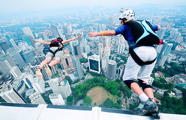 Base jumping [DailyBurn]