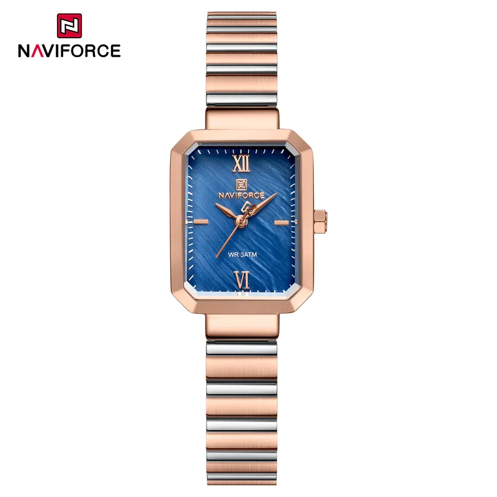 Naviforce 5050 Beverly Women Watch - Rose Gold Blue