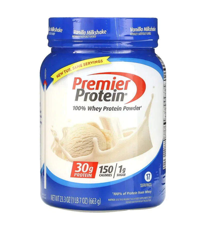Premier Protein 100% Whey Protein Powder (Vanilla Milkshake)