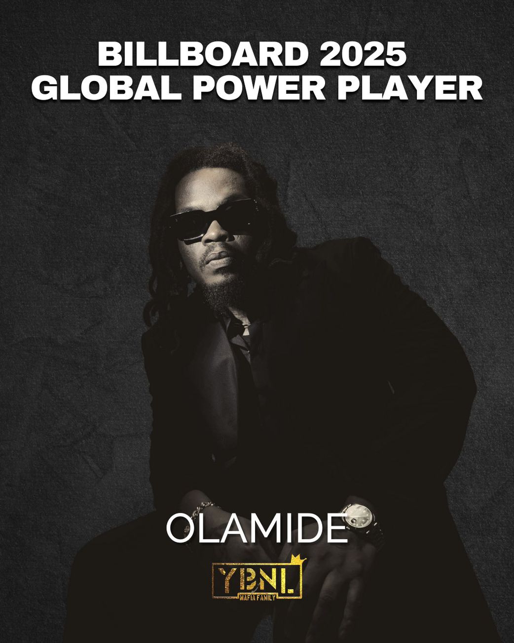 Billboard recognises YBNL boss Olamide as one of 2025's Global Power Players