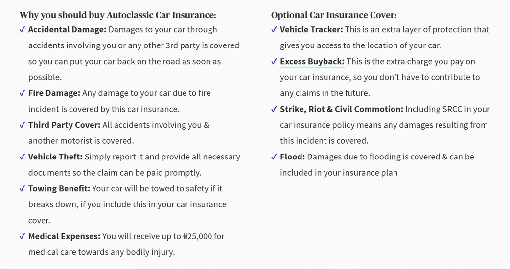 AXA Mansard Car Insurance
