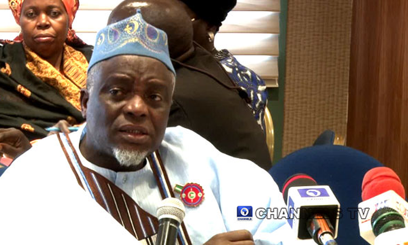 Registrar of the Joint Admission and Matriculation Board (JAMB), Prof. Ishaq Oloyede [ChannelsTV]