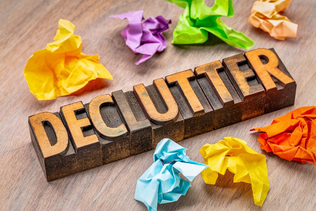 Declutter one thing a week [LulianLonescu]