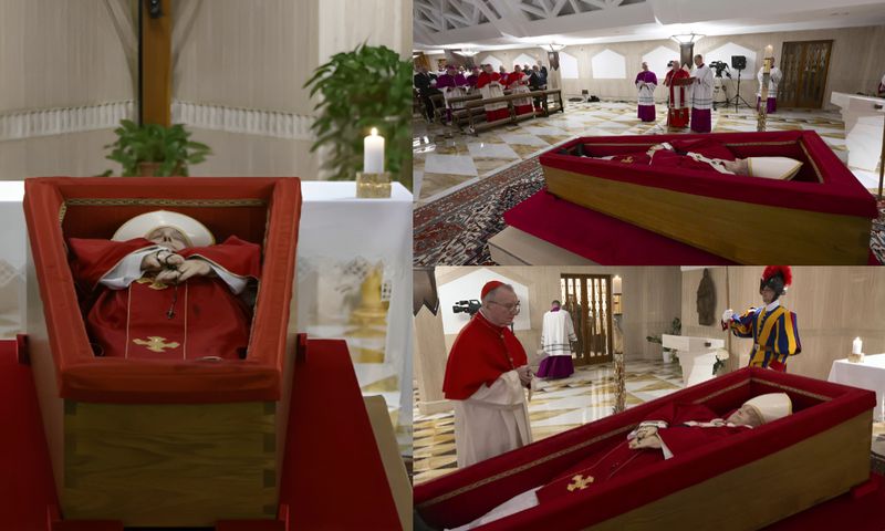 The late Pope Francis funeral is scheduled for 10 a.m. local time (9 a.m. BST) on Saturday, April 26. [Getty Images]
