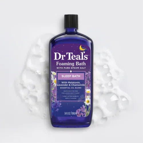 Sleep Foaming Bath with Melatonin, Lavender & Chamomile