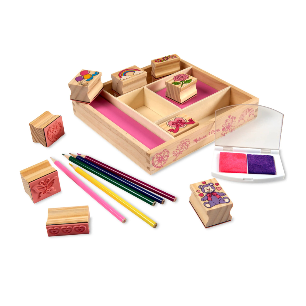 Melissa & Doug Friendship Wooden Stamp Set