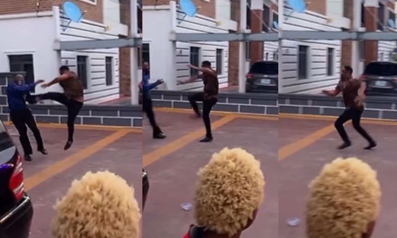 Actor Nnadiekwe hospitalised after colleague Zubby Michael kicked him during production