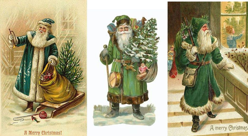 Santa Claus used to wear green [Lifesycle]