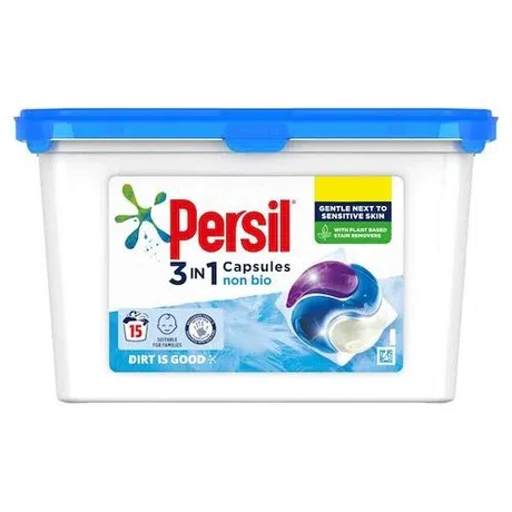 Persil 3-in-1 Laundry Washing Capsules (Non-Bio)