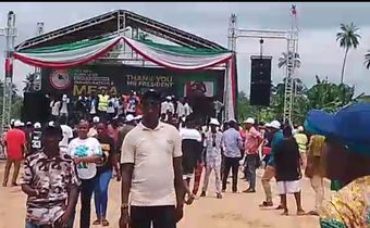 Chaos erupts at pro-Wike rally in Bayelsa as gunmen fire shots