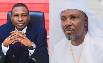 L-R: Chairman of EFCC, Mr Ola Olukoyede and ex-militant, Oweizide Ekpemupolo aka Tompolo. [Facebook]
