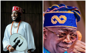 Davido visits Tinubu in Aso Villa