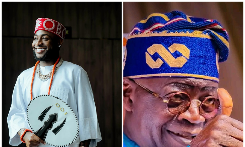 Davido visits Tinubu in Aso Villa