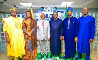 During a courtesy visit to the NPA headquarters in Lagos, DIL President Aliko Dangote highlighted the scale of the company’s upcoming operations at Lekki. [Facebook]