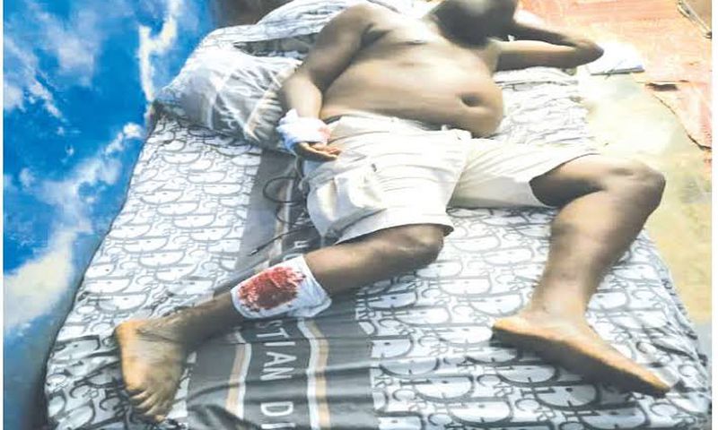 Bystander hits by stray bullet as customs officers clash with smugglers