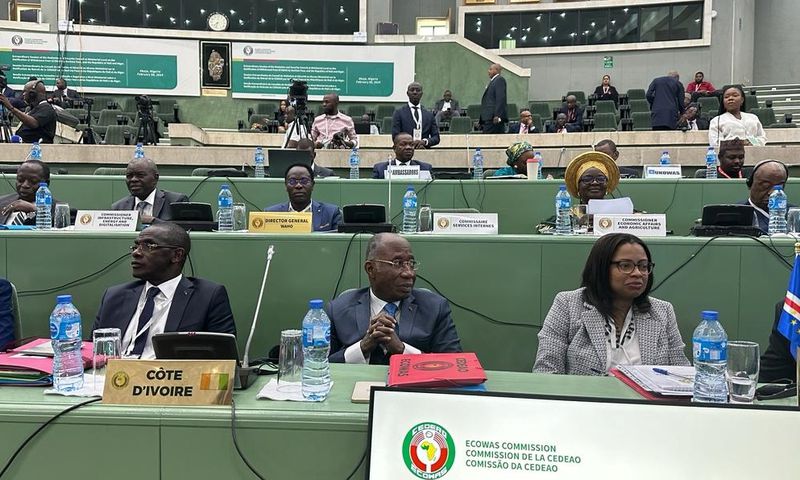 The meeting of Economic Community of West African States (ECOWAS) on the decision of Mali, Burkina Faso and Niger to leave the community is held in Abuja, Nigeria on February 8, 2024. [Getty Images]
