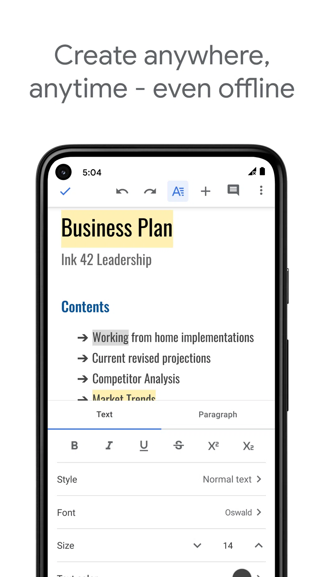 Google Docs Offline