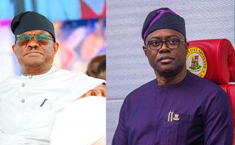 L-R: FCT Minister, Nyesom Wike and Governor of Oyo State Seyi Makinde. [X, formerly Twitter]