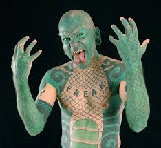 Eric Sprague the Lizardman [Pinterest]