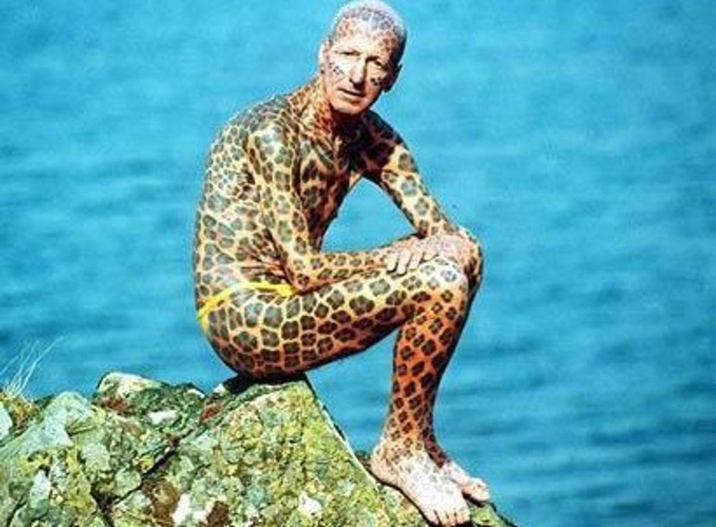 Tom Leppard the leopard man [TheScotsman]