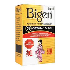 Bigen Permanent Powder Hair Dye - Oriental Black