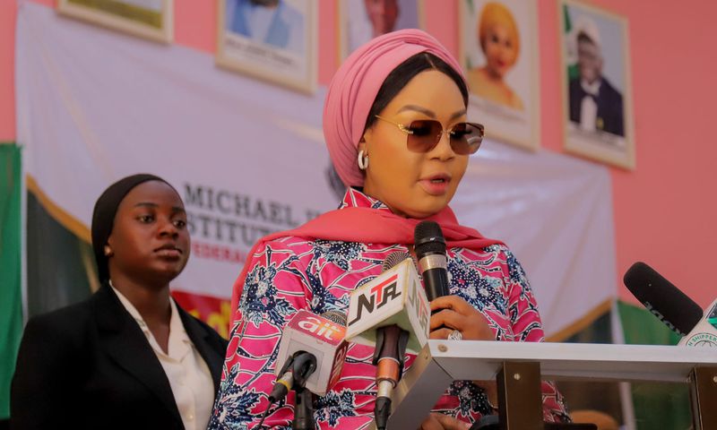 The Minister of State for Labour and Productivity, Hon Nkeiruka Onyejeoch. [Facebook]