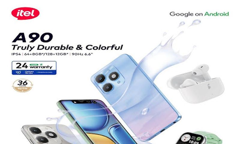 Meet itel A90: The only colorful & durable smartphone you can get for under N100k