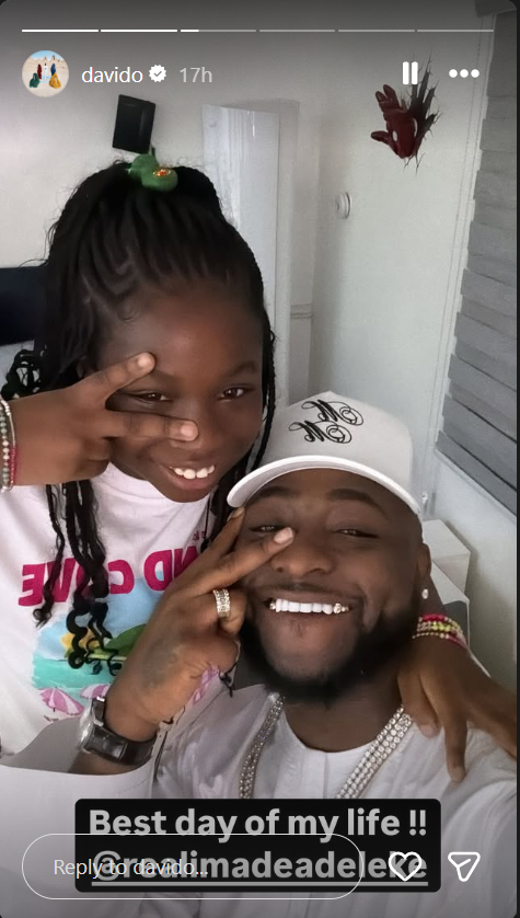 Davido just linked up with his first daughter, Imade and here’s why it’s a big deal