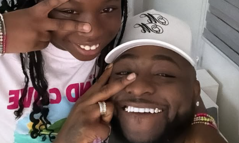 Davido and his daughter Imade, who recently turned 10 years old