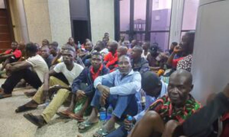 50 alleged IPOB members discharged and acquitted by Justice James Omotosho of a Federal High Court on Friday in Abuja