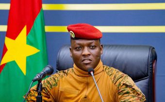 Burkina Faso's military leader, Captain Ibrahim Traoré