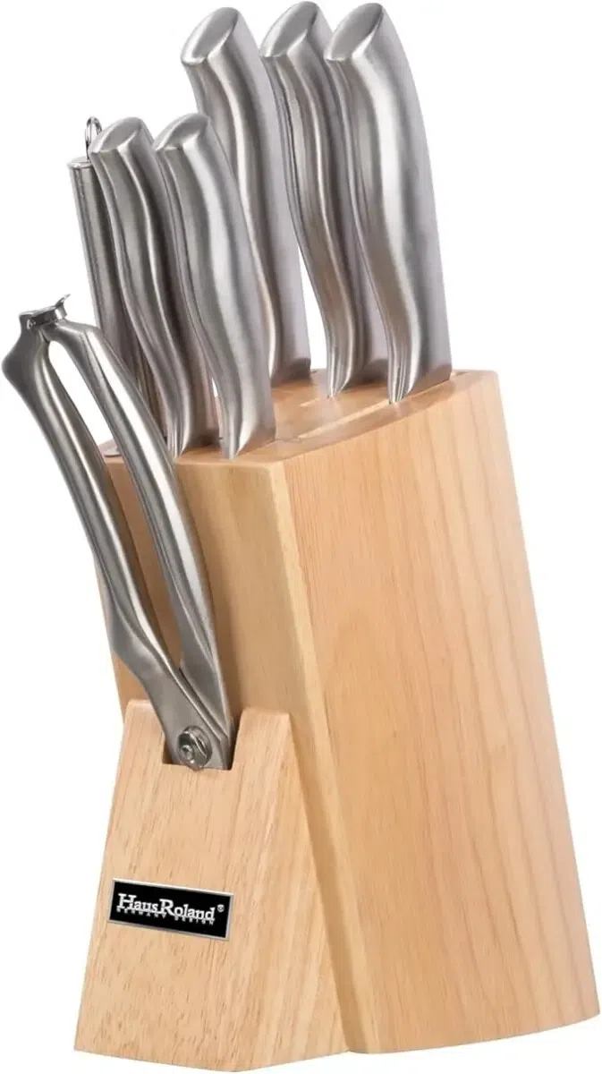Haus Roland 8-Piece Knife Set with Stainless Steel Handle