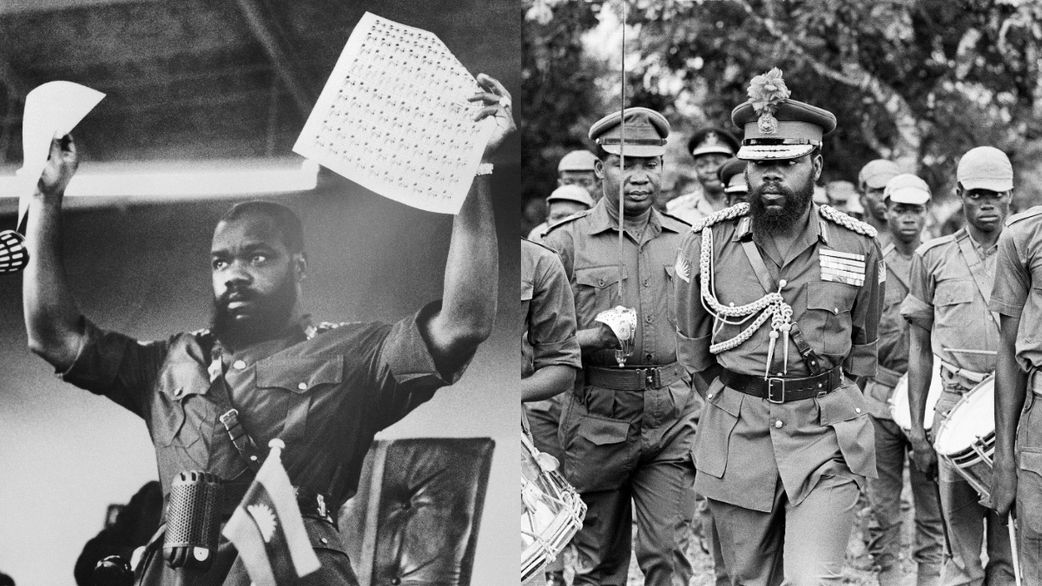 On May 30, 1967, Colonel Chukwuemeka Odumegwu Ojukwu declared the Eastern Region of Nigeria an independent state—the Republic of Biafra. [Getty Images]