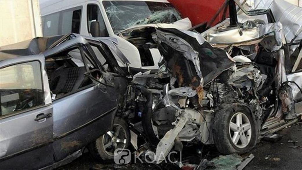 Drame routier à Ballodji : deux morts et plusieurs blessés après l’éclatement d’un pneu