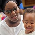Faridah Nakazibwe with her son