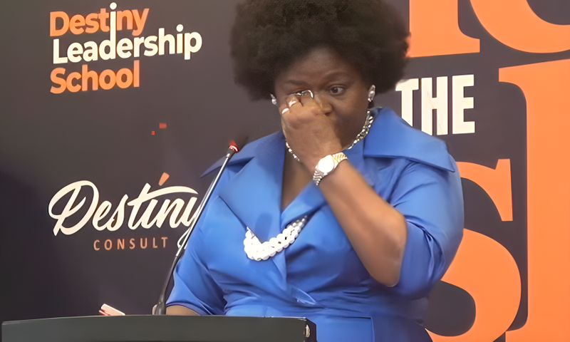 Dorothy Kisaka broke down in tears at her book launch