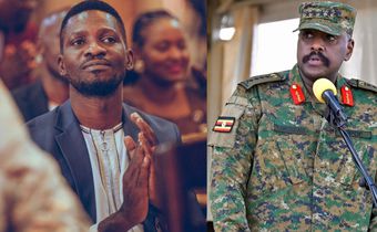 Bobi Wine and Gen Kainerugaba