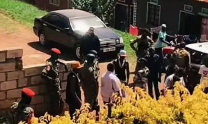 Military at Alien Skin's residence