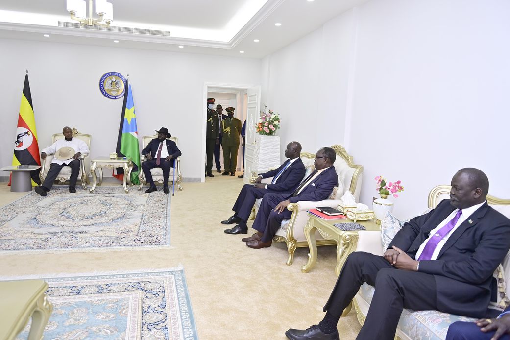 Museveni in South Sudan