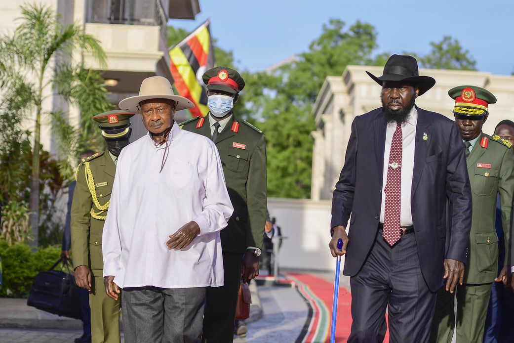 Museveni in South Sudan