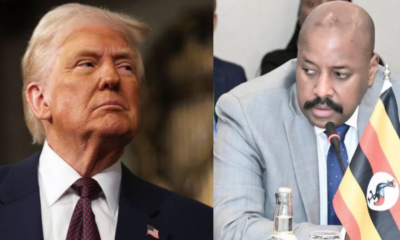 President Trump and Gen Kainerugaba